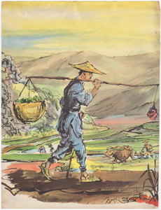 chinese peasant farmer 1950